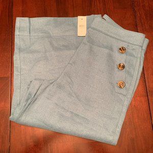 NWT Ann Taylor Sailor Wide Leg Crop Pants SZ 6P